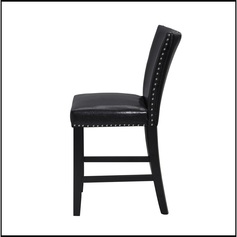Fauteuil en polyuréthane 2pc, Noir, noir, noir, noir