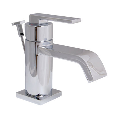 Lura Single Hole Bathroom Faucet with Drain Assembly