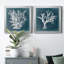 Azure Coral I - ensemble de 2 cadres photo sur toile-1002306472-1002306468