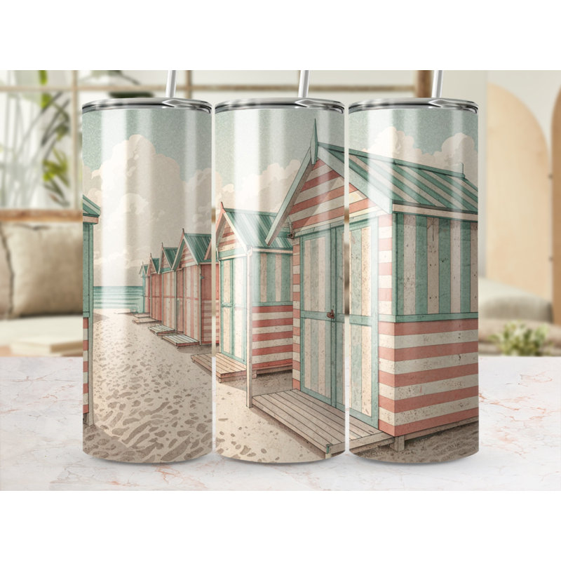 Choose Handmade Tumblers 591ml Vacuum Insulated Stainless Steel (18/8) Travel Tumbler with Straw
