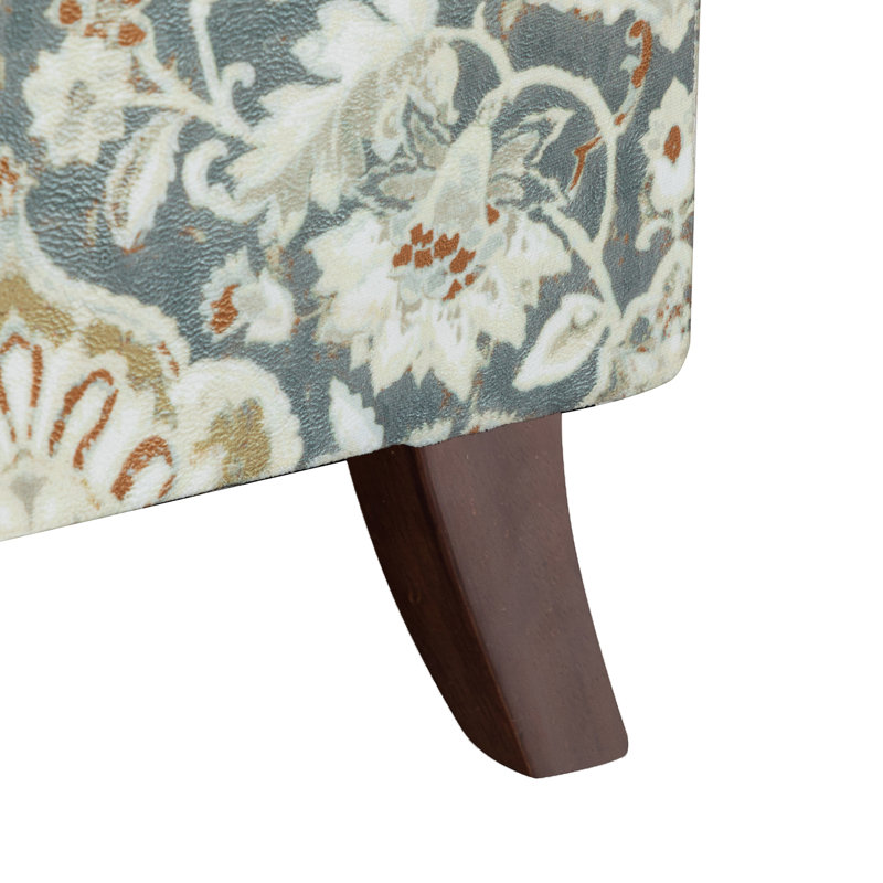 Fauteuil Asul avec garniture cloutée, Velours de pin