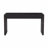 Curved Console Table, With Storage Wooden Entryway Table With 2 Drawers, Farmhouse Rustic For Entryway, Hallway, Living Room (Distressed Black)-639933017