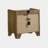 1-Drawer Nightstand with Integrated LED, Medium Oak