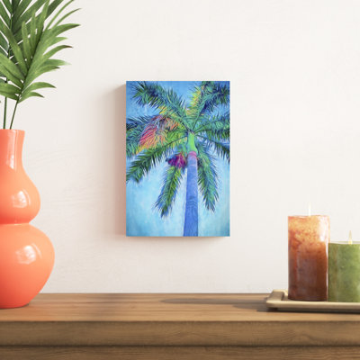 «Royal Palm Caribbean I», peinture sur toile