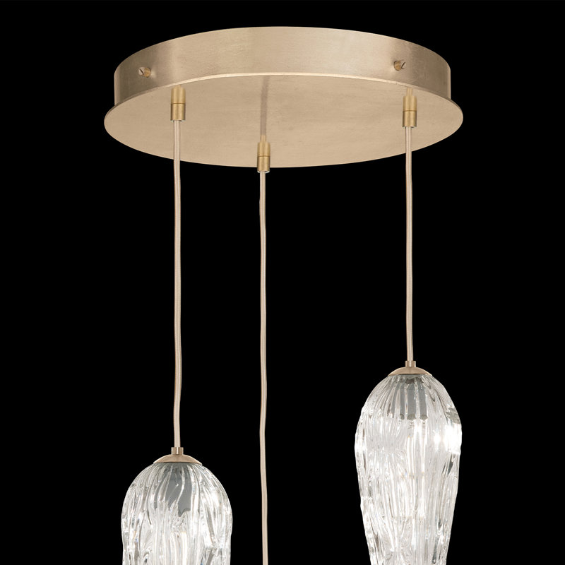 Las Olas 3 - Light Cluster Pendant, Gold