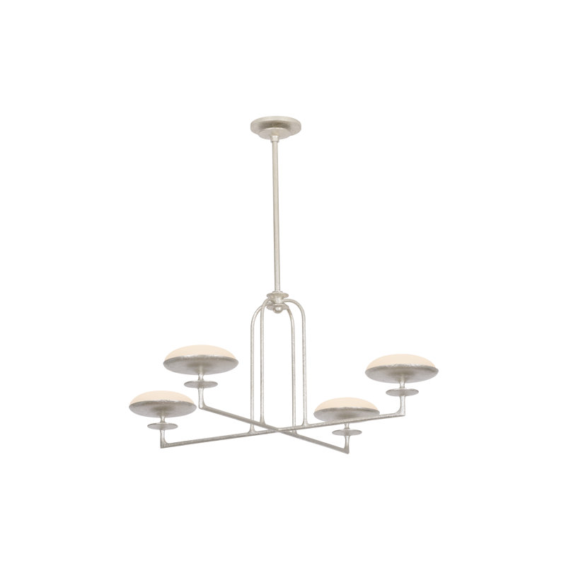 2 lumières DEL Troy Lighting Pacific, H 14,25 po x l 27,25 po x P 27,25 po, Quatre lumières