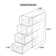 4 Drawers, Compact Storage Organization Drawers Set For Cosmetics, Glasses, Stationery, Stackable Storage Containers Box For Bathroom, Closet, Desk, Office