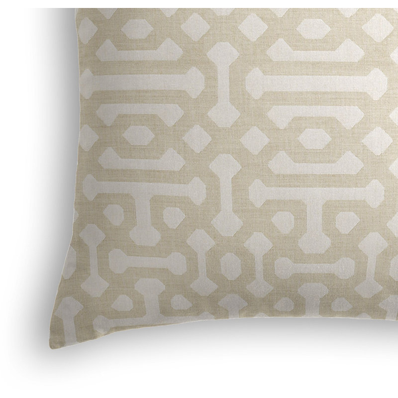 Maxwell Outdoor Square Pillow Cover & Insert, 20" x 20", Tan