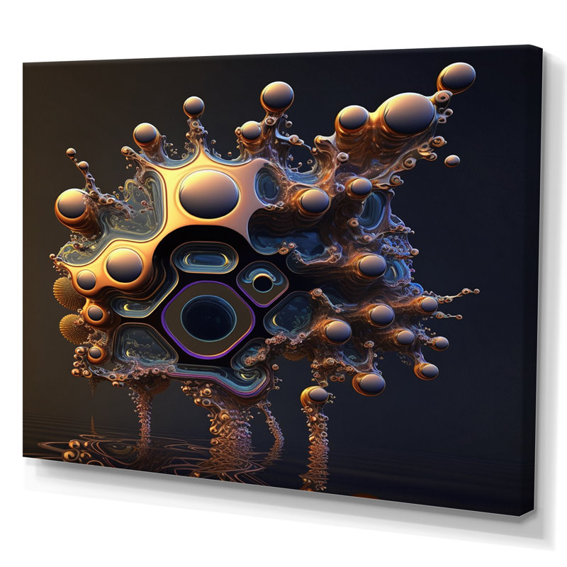 Marzano - art mural moderne sur toile géométrique, H 12 po x l 20 po x P 1 po, Toile tendue