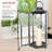Hexagonal Battery-Operated Metal Lantern With Led Lights-52674979