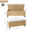 Leimomi Wicker Upholstered Bench with Storage-379316579