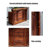 Brown Standard Solid Reception Desk-2042136114