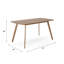 Table de salle à manger rectangulaire Drae-1937005378