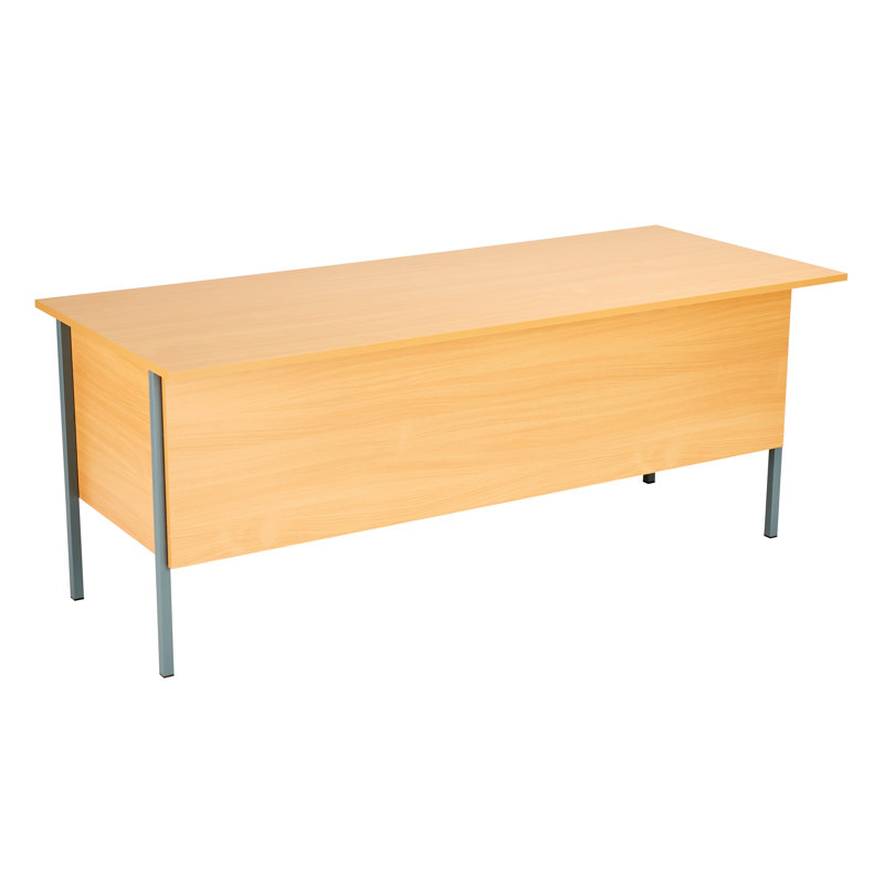 Brnaba Metal Base Computer Desk, Beech