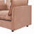 Chennova Modern Accent Chair With Movable Ottoman And Chenille Upholstery-116885963