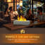 Cement Ethanol Tabletop Fireplace with Flame Guard