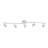 5 Light Orbit Pendant Light Dark Bronze White Metal with Linen Shades 9.21 in H-20501909-20501917
