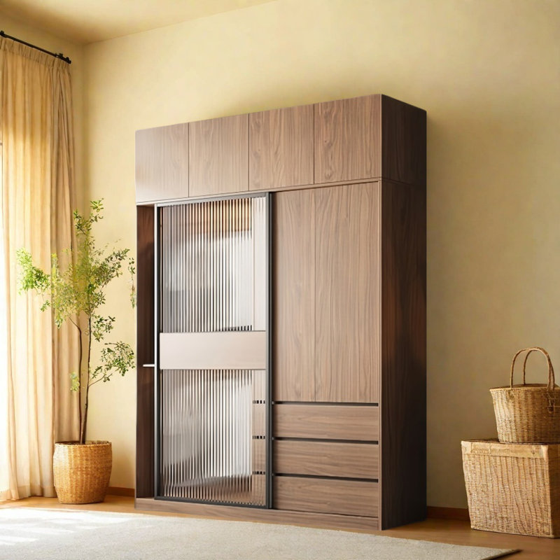 Armoire moderne, simple, pratique, élégante et élégante, H 99 po x l 63 po x P 24 po