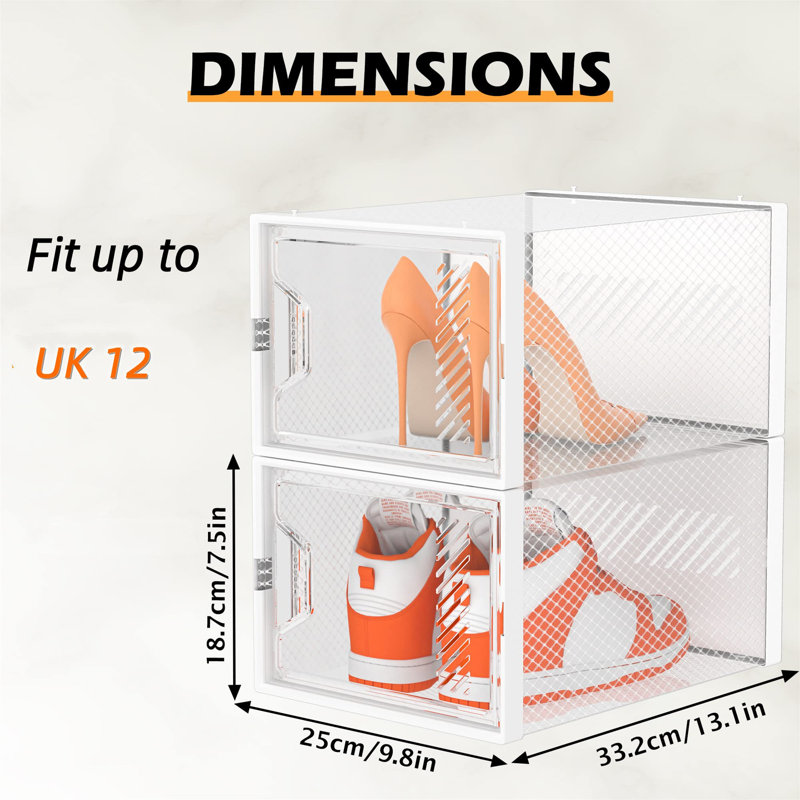 12 Pair Shoe Storage Box