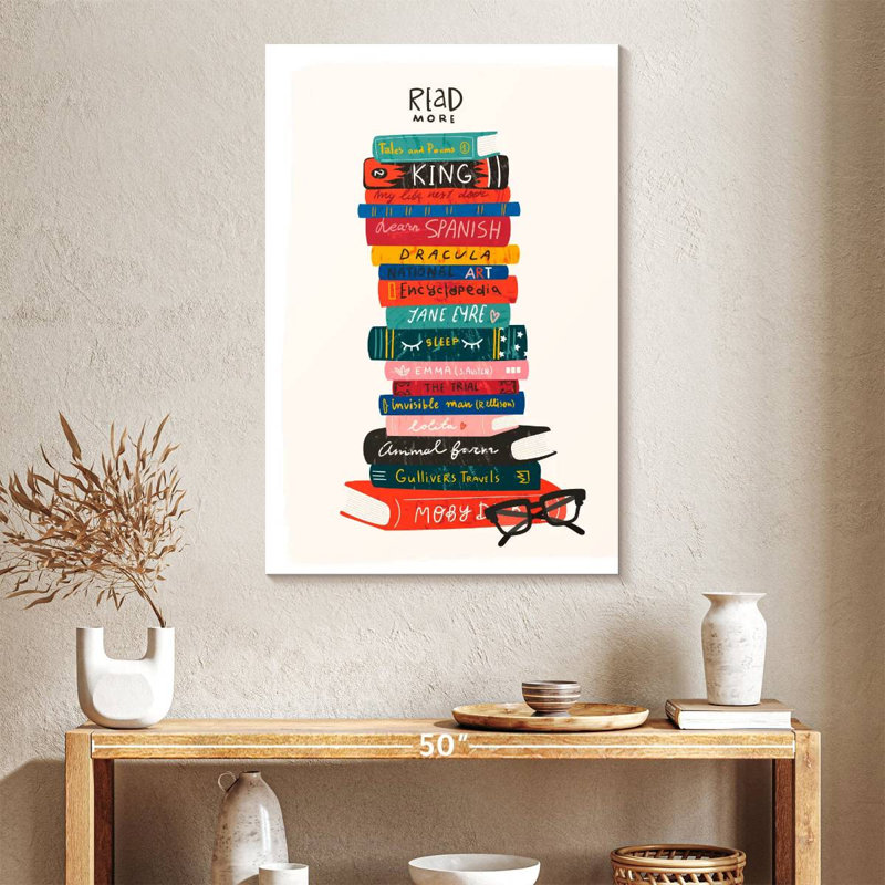 Keiraleigh Read More Book Stack, 39" H x 26" W