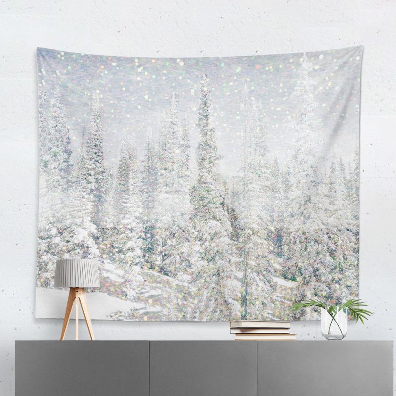 Tapisserie murale Magic Snow Trees