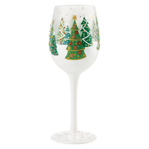 Peacock Super Bling Wine Glass by Lolita