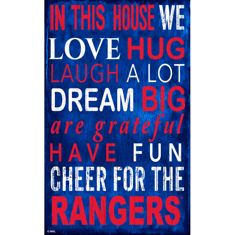 Entertainment Wall Decor, Blue/Red