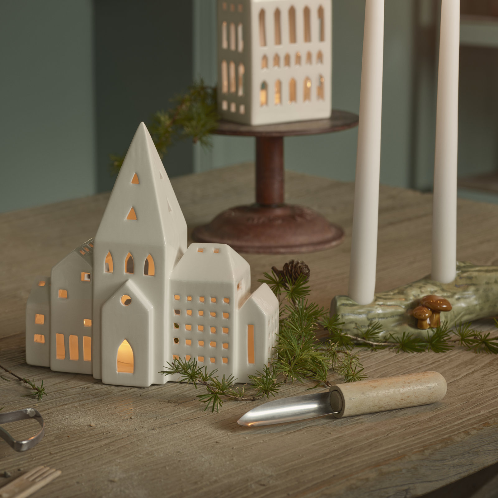 Urbania Ceramic Lantern Holder