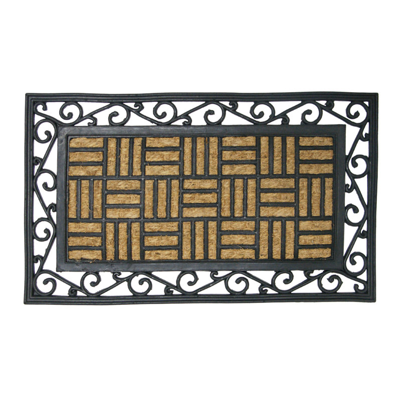 Stanaford Non-Slip Geometric Doormat