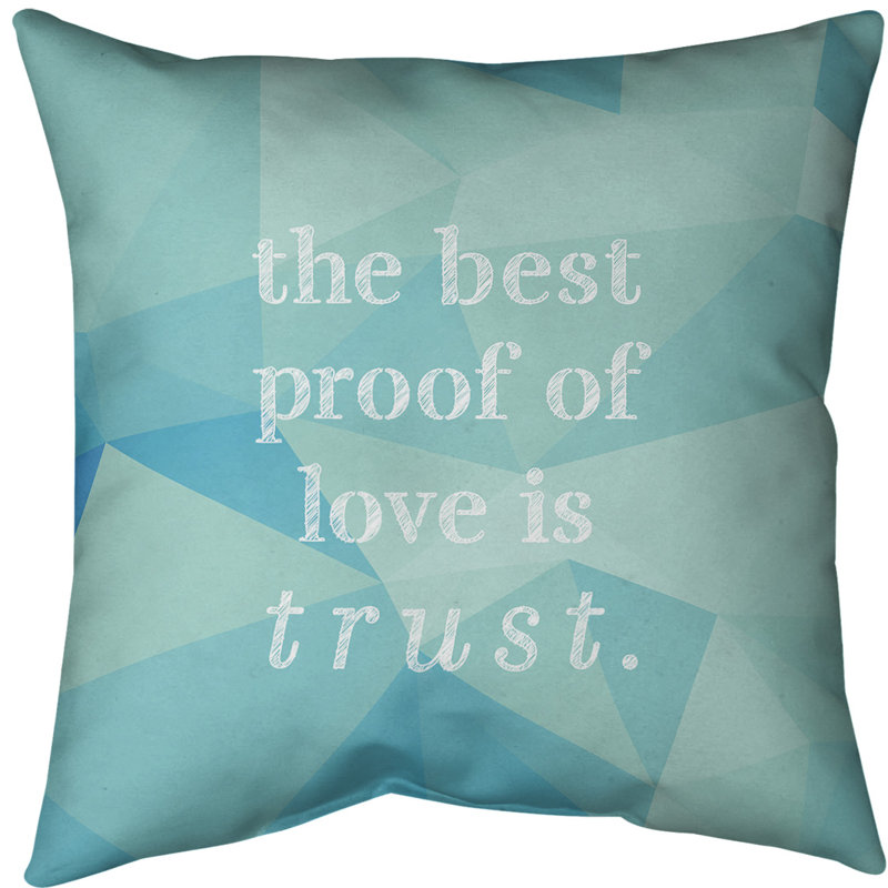 Coussin de sol pierres précieuses Love & Trust, H 36 po x l 36 po, Zircon