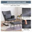 Chaise berçante avec repose-pieds Kaycion-2053271333