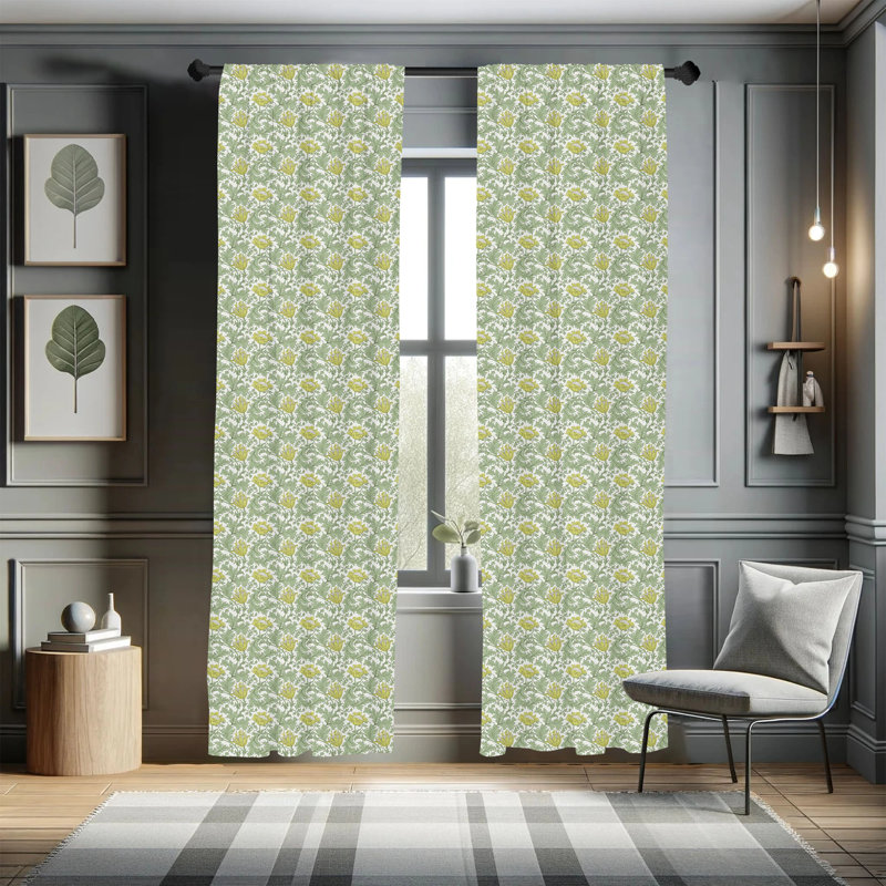 Semi-Sheer Rod Pocket Sliding Panel, 28" x 84"