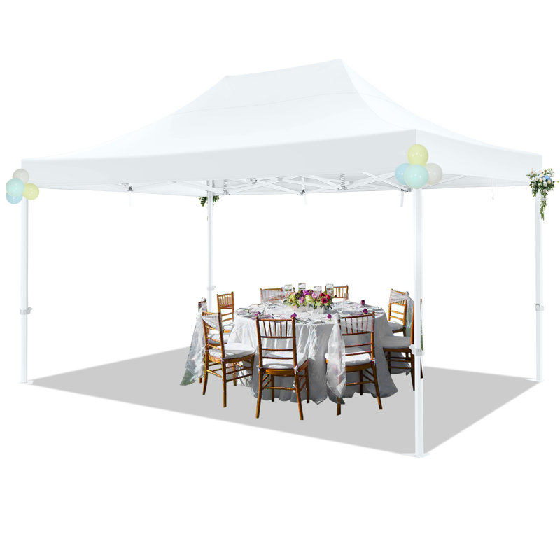 Tente d'auvent 10 x 15 Pop Up, Blanc
