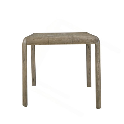 Table à hauteur de comptoir - placage de chêne noueux anglais
