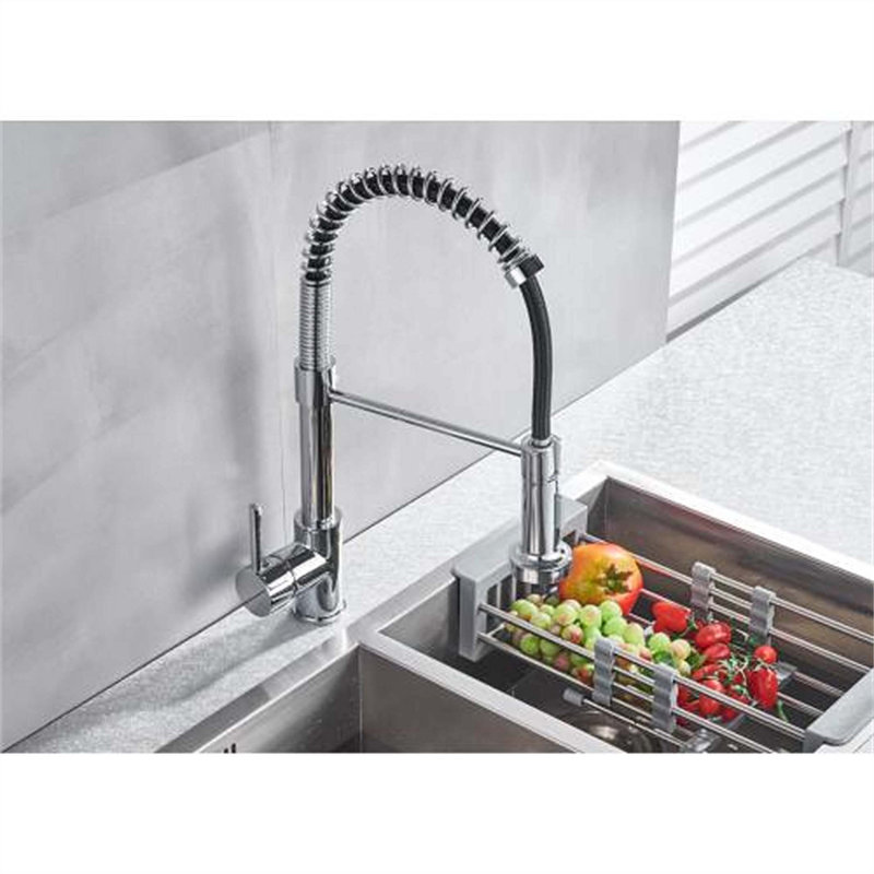 Red Cloud Pull Down Kitchen Faucet, Chrome