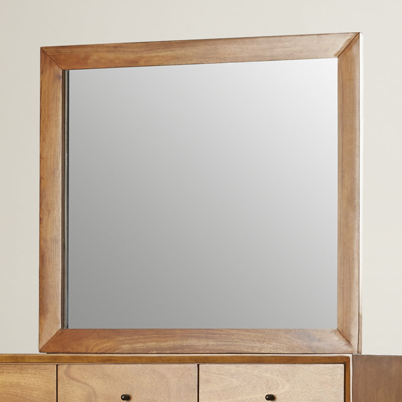 Miroir de commode Williams, Châtaigne