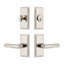 Carre Short Plate Complete Entry Set with Single Cylinder Deadbolot and Carre Lever-1985159944-1948414018-1948414028