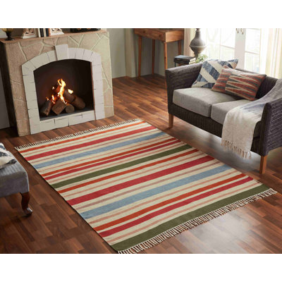 Lamere Wool Striped Indoor Rug