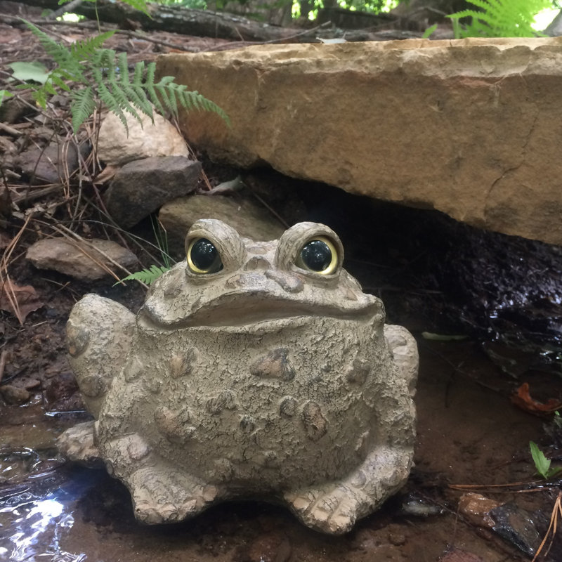 Statue de jardin classique "Lou" Toad Hollow, Brun naturel
