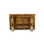 Ensemble de salle à manger 7 pièces comprenant une table rectangulaire avec rallonge amovible et 6 chaises Parsons en lin sable clair, 107 x 234 cm, fini noyer-908385301-908385298