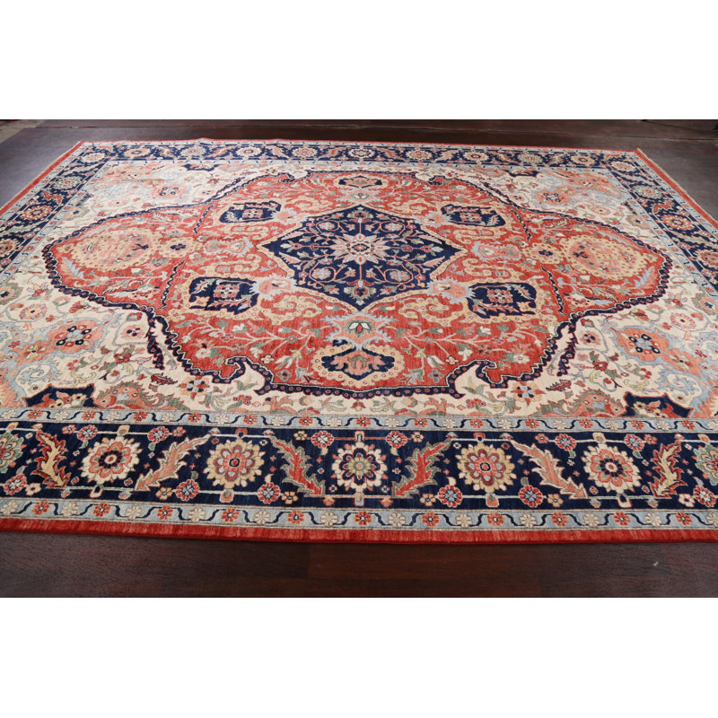 One-of-a-Kind 9'11" X 13'9" Wool Area Rug in Red