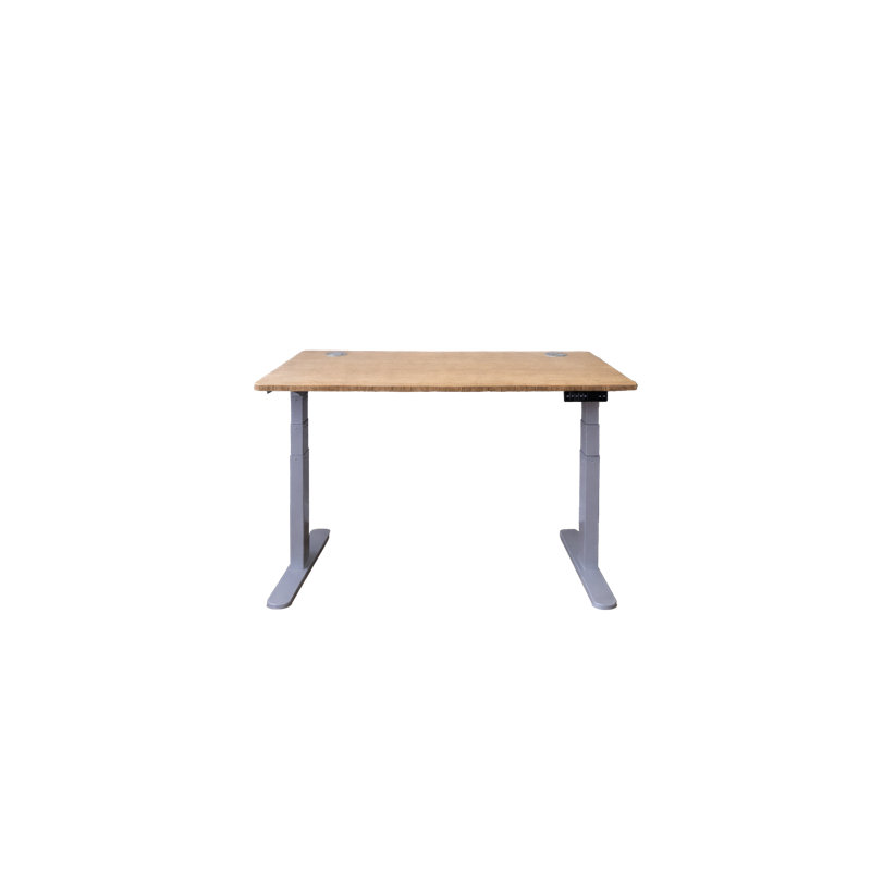 Bureau debout en bambou Caravel, gris