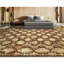 Tapis oriental brun / beige noué à la main Rectangle-90051641