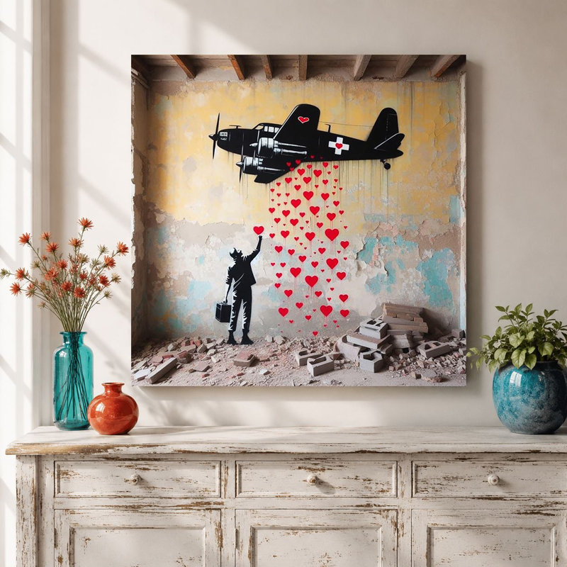 Peinture décorative sur toile