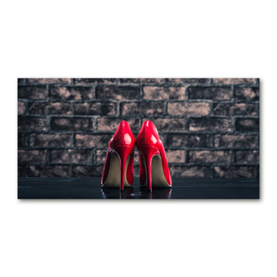 Red Heels - Wrapped Canvas Print
