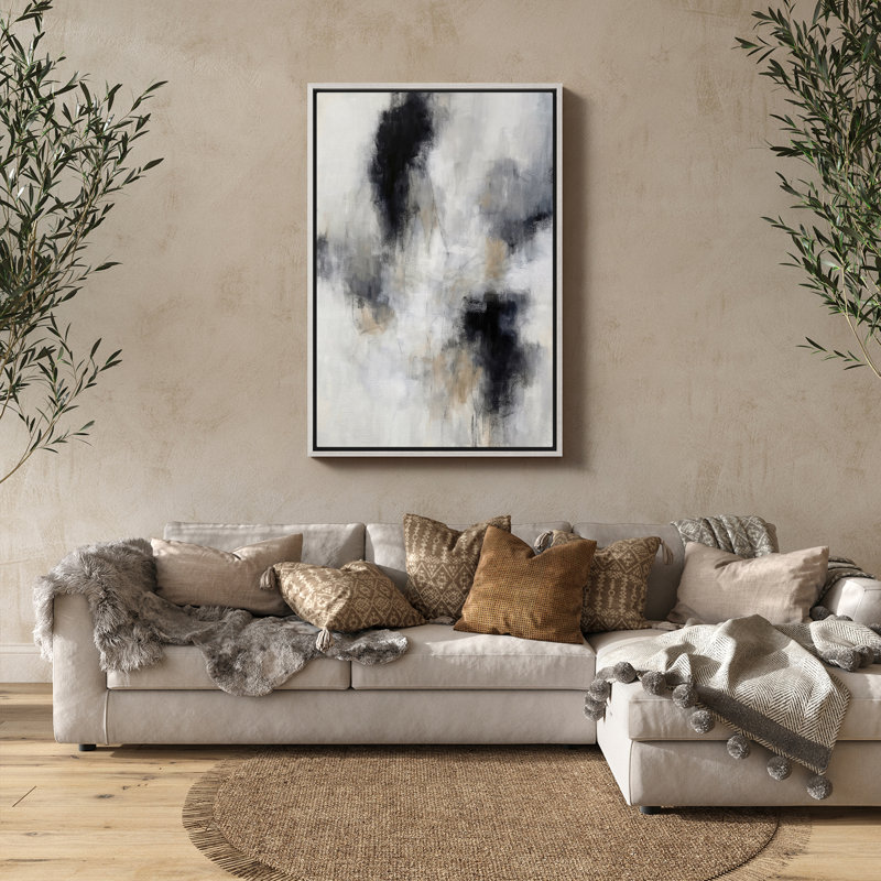 Art mural encadré, rétro, antique, classique pour chambre à coucher , H 24 po x l 16 po, Blanc