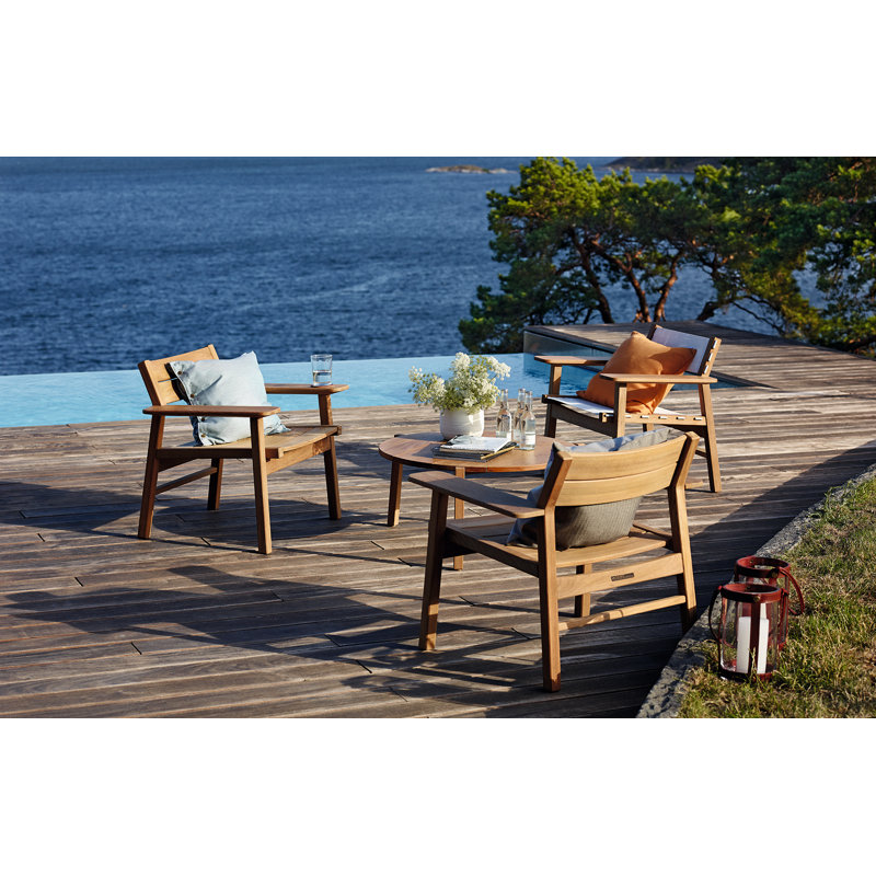 Djurö Lounge Table, 15" H x 31.1" W x 31.1" L