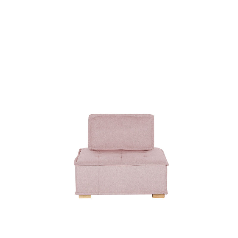 Domantas Upholstered Accent Chair, Pink