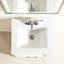 Meuble-lavabo autoportant en bois massif 18 po