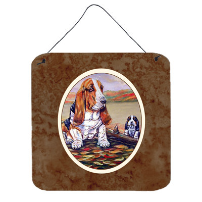 Décoration murale hound basset